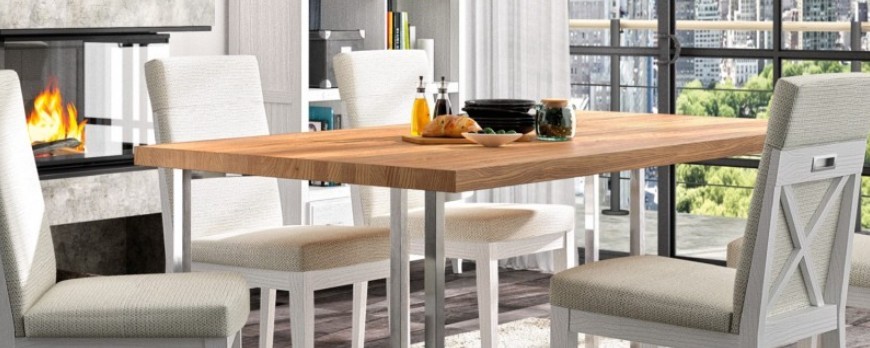 Mesas de comedor de madera, la opción perfecta, cálida y duradera